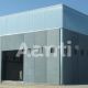 esquina fachada nave logistica de Sorigue Tarragona aanti zinc