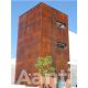 Fachada detalle escuela infantil en Santomera con Aanti Hierro